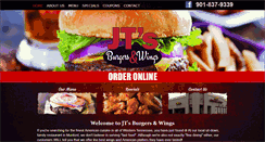Desktop Screenshot of jtsburgersandwings.com